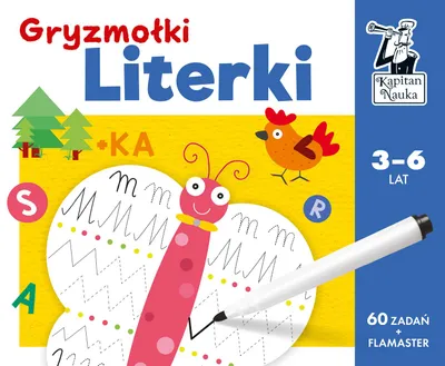 Zdjęcie produktu dla Literki. Gryzmołki. Kapitan Nauka wydanie 2