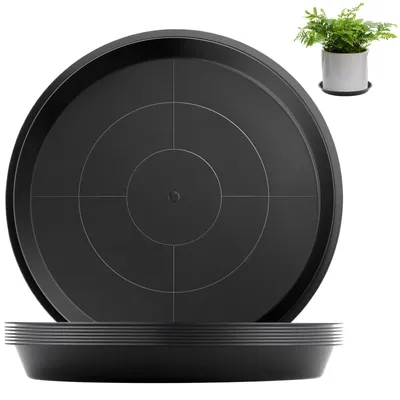 Imagen del producto de Soporte para macetas, redondo, , 12 cm, juego de 8 unidades, para plantas de interior y exterior