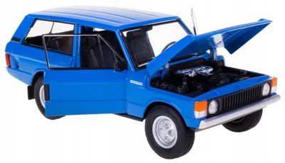 Produktbild von Welly Land Rover Range Rover 1970 Modellauto 1:24 Blau