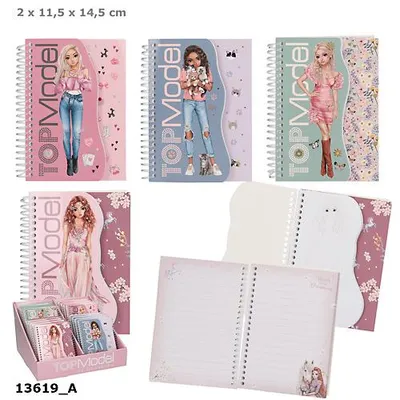 Zdjęcie produktu dla Notesik na spirali 1szt mix Top Model 13619A