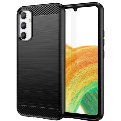 Obrázek produktu pro Pouzdro Carbon Shield pro Samsung Galaxy A34 - Černá KP24343