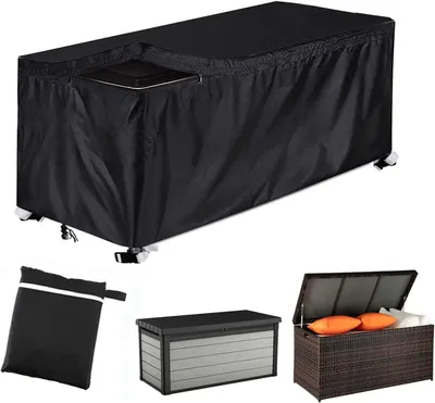 Obrázok produktu pre Skladovacia skrinka do záhrady, vodotesná, rozmer 123 x 62 x 55 cm, s UV ochranou