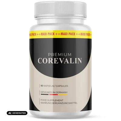 Produktbild von Corevalin Premium | Apfelessig & Pflanzenextrakte | 90 Kapseln, KI-generiertes Bild