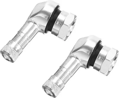 Produktbild von Metallventil 90 Grad Aluminium silber 2 Stück