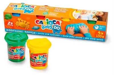 Productafbeelding van Carioca Ca43187 Kleimassa, meerkleurig. Geschikt voor kinderen, meerkleurig, one size