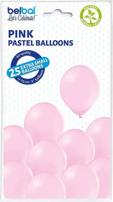 Produktbild von 25 Stk. Luftballon Unifarben Ø 12cm | Pink 004