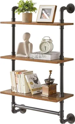 Immagine prodotto di Mensole da parete in stile rustico HRF-TM015 per camera da letto, cucina, soggiorno e bagno