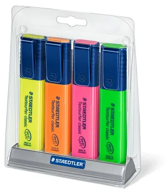 Produktbild von STAEDTLER Textsurfer classic 364 Textmarker Set mit 4 Farben