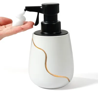 Produktbild von Automatischer Seifenspender 560 ml Schaum IPX5 Wasserdicht Weiß