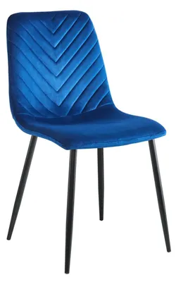 Produktbild von Esszimmerstuhl SADIKI - blau / schwarz