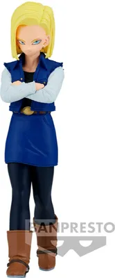 Produktbild von Banpresto Dragon Ball Z: Figurki Android 18 Solid Edge, 17 cm, Detaliczna Kolekcja