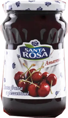 Zdjęcie produktu dla Konfitura wiśniowa Amarene 350 g Santa Rosa