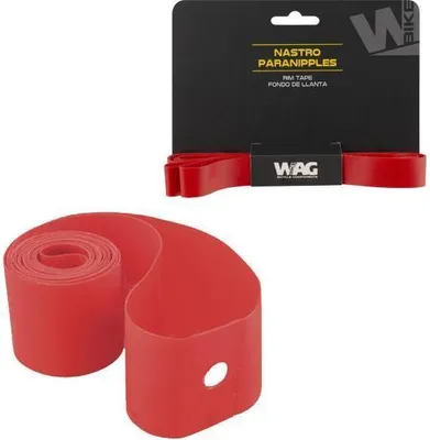 Produktbild von WAG Felgenband rot Nylon 2 Stück für 28 Zoll - (700 C) Laufräder