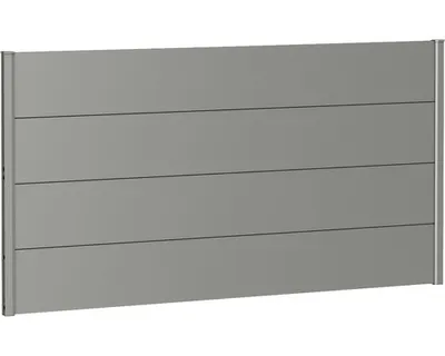 Obrázek produktu pro Kovový plot Biohort 180 x 90 cm žárově pozinkovaný šedý křemen metalický