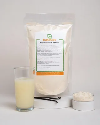 Produktbild von 250 g Whey Protein Vanille | Proteine | Buxtrade | Whey | Vanille | Pulver