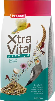 Productafbeelding van Beaphar XtraVital voor grote papegaaien, 500 gram