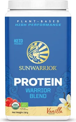 Image de Sunwarrior Protein Warrior Blend 750 g vanille / Protéines végétales / Délicieuse protéine végétale à multi ingrédients avec composition hypoallergénique