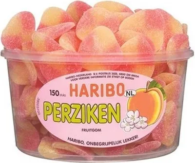 Obrázok produktu pre Haribo ovocné žuvačky s broskyňovou príchuťou 1350g