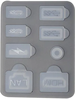 Produktbild von Silikon-Stoffplugschutzset für PS5 Slim Gaming-Accessoires