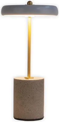 Produktbild von Näve Leuchten LED Tischleuchte SETA mit LED Platine dimmbar LED Tischleuchte SETA mit LED Platine dimmbar Tischleuchten - Akku Tischleuchte "SETA" grau H: 30 cm, Tischlampe im Modern Style, aus Metall und Kunststoff in grau, 30 cm hoch, Ø 15 cm, inkl. LED – dimmbar – Akkubetrieb – Akku- und Netzbetrieb – Berührungssensor