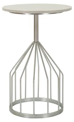 Obrázok produktu pre Stolík Mauro Ferretti Ø 37,5x58 cm strieborný