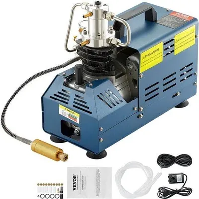 Produktbild von Hochdruck-Luftkompressor - 1800 W - 4500 PSI - 30 MPa - Elektrisch - Für Paintball und Tauchtanks
