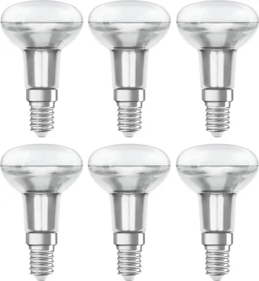 Image de Osram LED STAR ST R50 25 36Â° 1.5 W/2700K E14 6PACK Réflecteur LED, culot E14, 1,6 Watt, blanc chaud, 2700 K, classe d'efficacité énergétique G