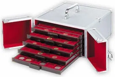 Produktbild von Münzkoffer aus Aluminium, CARGO MB 5, für 5 Münzboxen