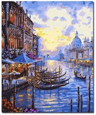 Produktbild von Diamentmosai̇k "Venedig, Gondeln", 30X40 Cm