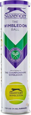 Produktbild von Slazenger Wimbledon Tennis Balls Tube of 4