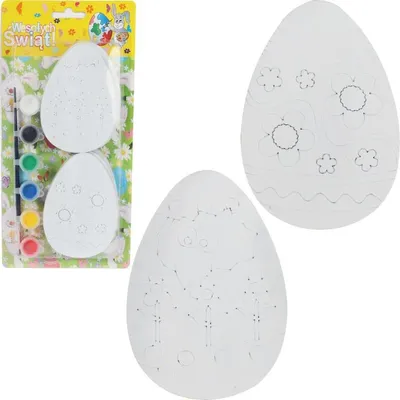 Immagine prodotto di Set creativo per dipingere le uova di Pasqua - 4 pezzi, colori pastello, pennello