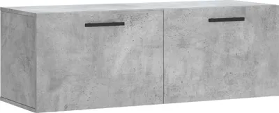 Zdjęcie produktu dla vidaXL Szafka ścienna betonowa szara 100x36,5x35 cm materiał drewnopochodny