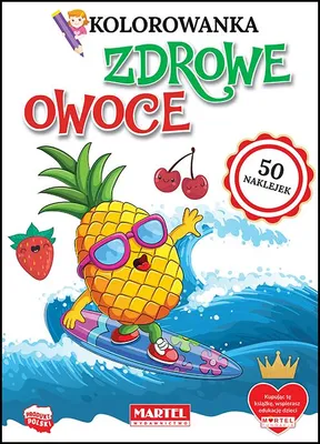 Immagine prodotto di Zdrowe owoce. Kolorowanka z naklejkami