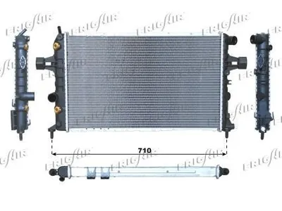 Produktbild von FRIGAIR 0107.3104 Kühler Wasserkühler Motorkühler für OPEL Astra G CC (T98) Zafira A (T98) Astra G Caravan (T98) ASTRA G Cabriolet (F67) Astra G Coupe
