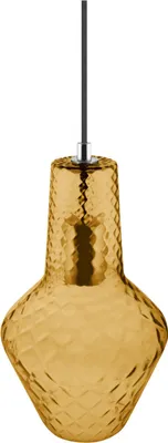 Produktbild von Ledvance Vintage 1906 Pendelleuchte Carved Pendant Bottle Glas Flaschenform Orange Ø18cm max. 40W E27