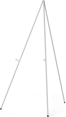 Produktbild von Staffelei-Ausstellungsständer, zusammenklappbar, tragbar, Metall-Stativ, Kunst-Ausstellungsständer, verstellbare Malstaffelei für Leinwand, Hochzeitsschild