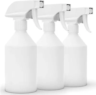 Produktbild von Famanu Sprühflasche Set 3 Stück - 250 ml, aus recyceltem Kunststoff, feiner Nebel