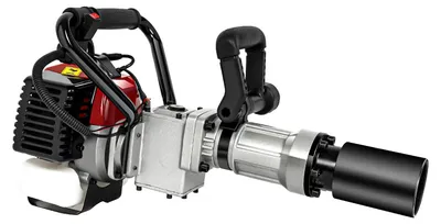 Produktbild von Benzin Pfahlramme - 900 W Pfostentreiber - 32,7 ccm 2-Takt Motor - 8500 U/min - 0,9 l Tank - Rot