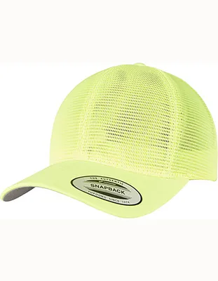 Produktbild von FLEXFIT 6360 | 360° Omnimesh Cap - Farbe: Neon Yellow - Größe: One Size