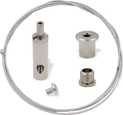Produktbild von Abhängeset universal für Stromschienen, Ø1,5 mm | Länge 3000 mm