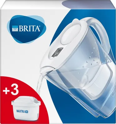 Image de Brita 1024045 filtre à eau Filtre à eau pour carafe 2,4 L Transparent, Blanc