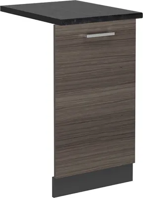 Produktbild von Geschirrspülblende Vicco R-Line Edelgrau 45 cm , AP Anthrazit, Model 55026