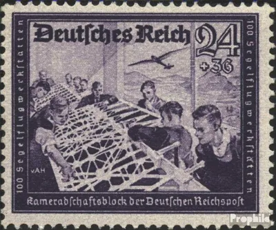Produktbild von Briefmarken Deutsches Reich 1944 Mi 893 postfrisch Kameradschaftsblock der Reichspost