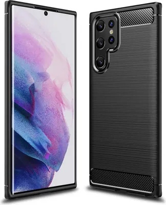 A product shot showing a smartphone case from two angles.