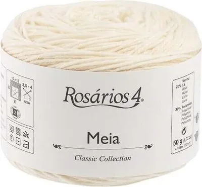 Produktbild von Rosários 4 Meia 05 Pearl Strickgarn