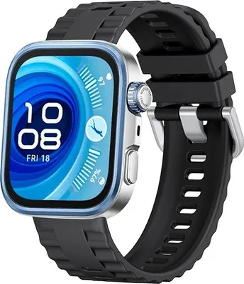 Image de INF Bracelet en silicone pour Huawei Fit 4 Pro - Confort et Style Le noir