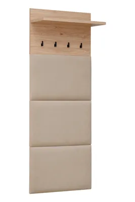 Obrázek produktu pro Věšák s policí FLORENCIA - hickory jackson / béžový