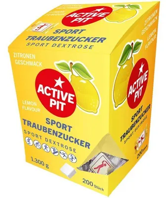 Produktbild von Active Pit Sport Traubenzucker Zitrone 200er