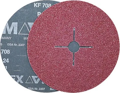 Immagine prodotto di panno in fibra per smerigliatrice angolare 115 mm grana 80