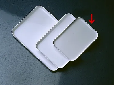 Produktbild von 1x Serviertablett weiß Serviertablett,